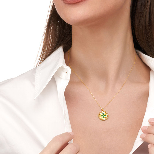 Κωνσταντινάτο Κ9 χρυσό με ζιργκόν