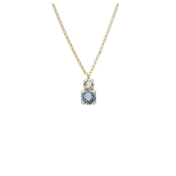 Κολιέ από ασήμι 925 με πέτρες Swarovski