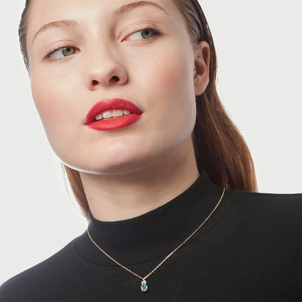 Κολιέ από ασήμι 925 με πέτρες Swarovski