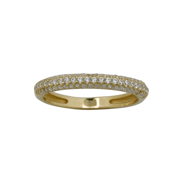 Δαχτυλίδι Κ9 χρυσό με ζιργκόν