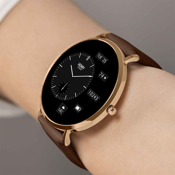HENRY LONDON Smartwatch Rose & Nude Leather