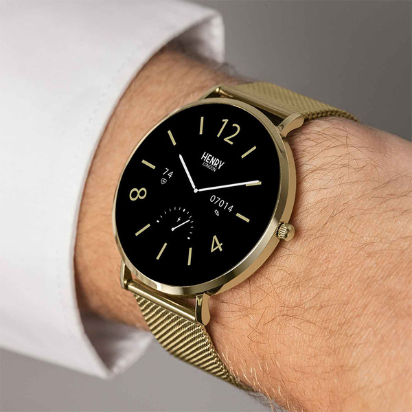 HENRY LONDON Smartwatch Gold & Gold Mesh