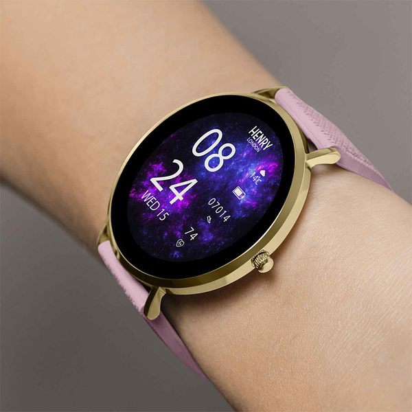 HENRY LONDON Smartwatch Gold & Forest Silicone