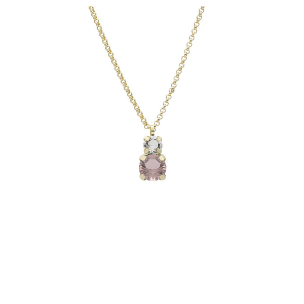 Κολιέ από ασήμι 925 με πέτρες Swarovski
