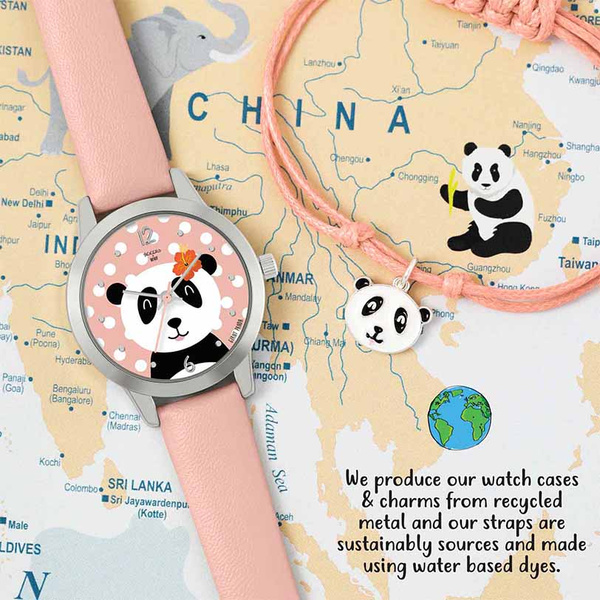 Tikkers WWF Panda Watch And Bracelet Set