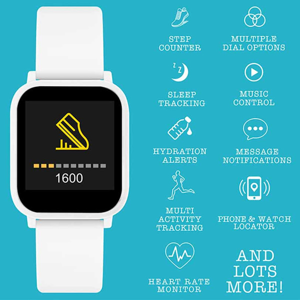 Tikkers Teen Series 10 White smart Watch and Earbuds Set