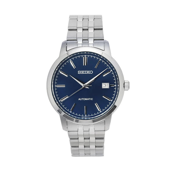 SEIKO Automatic Date Blue Dial Steel Bracelet