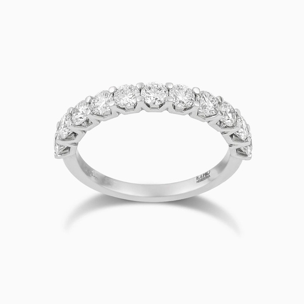 Δαχτυλίδι σειρέ Κ18 λευκόχρυσο με lab-grown διαμάντια brilliant