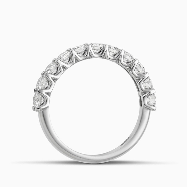 Δαχτυλίδι σειρέ Κ18 λευκόχρυσο με lab-grown διαμάντια brilliant