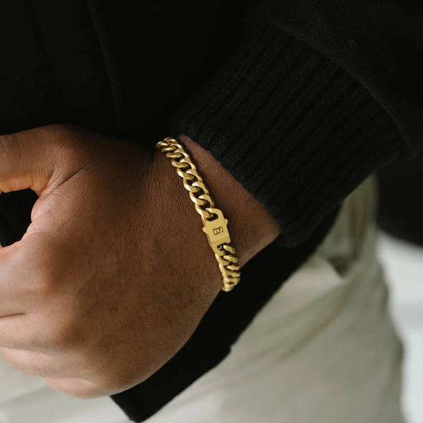 Βραχιόλι αλυσίδα ανδρικό από ατσάλι (S)