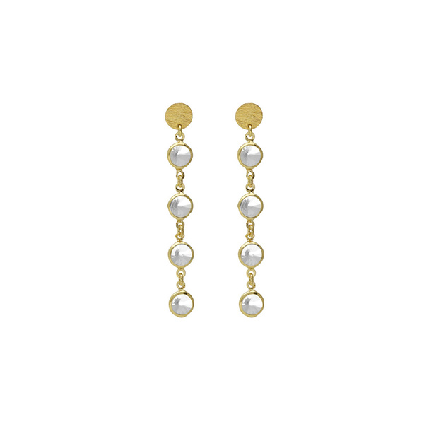 Σκουλαρίκια από ασήμι 925 με πέτρες Swarovski