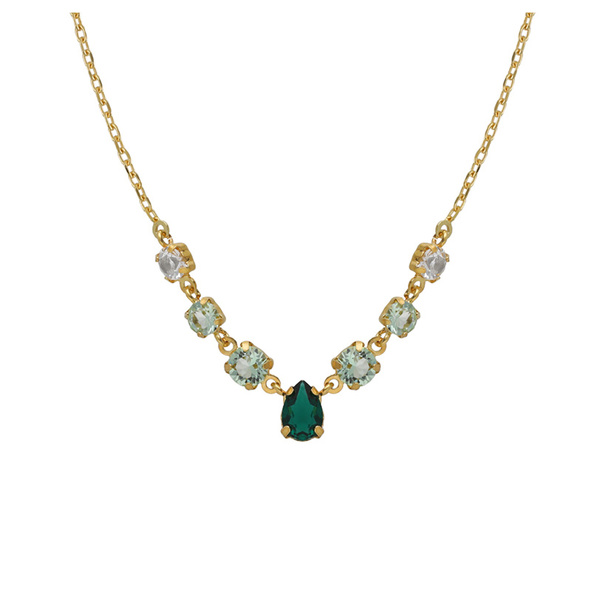 Κολιέ από ασήμι 925 με πέτρες Swarovski