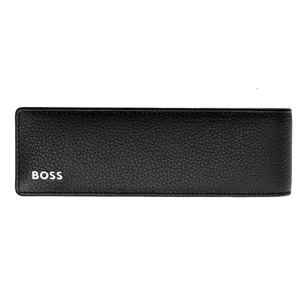 Hugo Boss Double pen pouch Classic Grained Black HLD417A