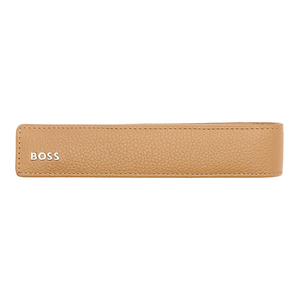 Hugo Boss Single pen pouch Classic Grained Camel HLB417X