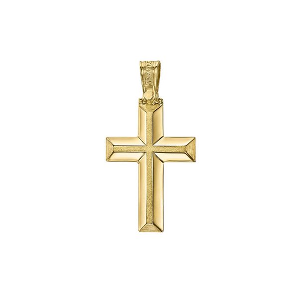 Σταυρός Κ14 χρυσός