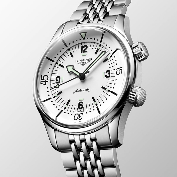 The Longines Legend Diver Watch Automatic White
