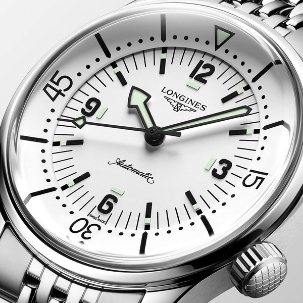 The Longines Legend Diver Watch Automatic White