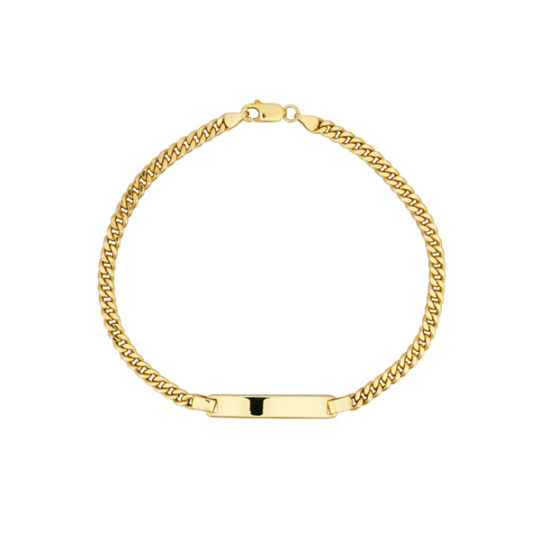 Βραχιόλι ταυτότητα Κ14 χρυσό