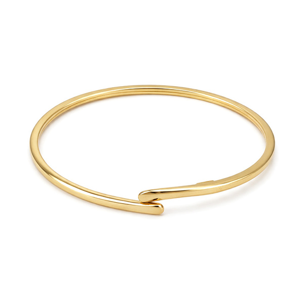 Βραχιόλι χειροπέδα Κ14 χρυσό