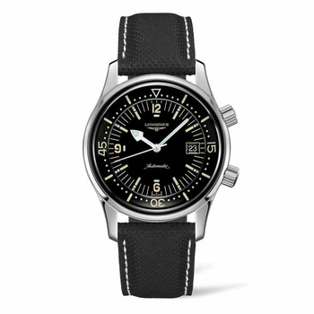 The Longines Legend Diver Watch Automatic Black