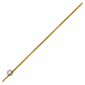 Αλυσίδα λαιμού «σπίγκα» Κ14 χρυσή (40 cm)