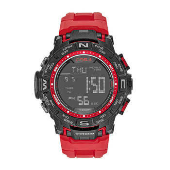 DAS.4 LD10 Red LCD watch