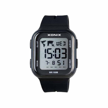 XONIX Black Silicone Strap DAP-006