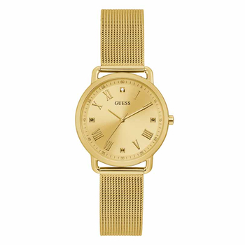 GUESS gold dial gold steel bracelet GW0031L2