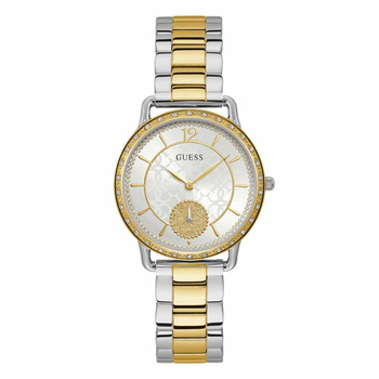 GUESS grey dial gold steel bracelet W1290L1