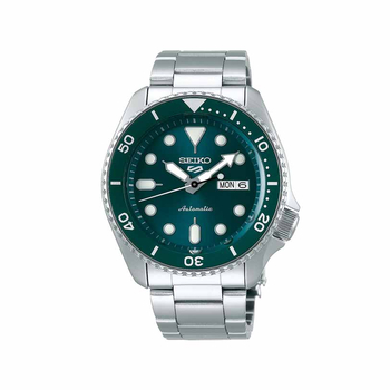 SEIKO 5 Automatic Green Dial Steel Bracelet