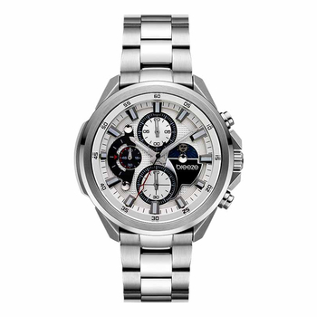 BREEZE Omnius White Dial Silver Bracelet