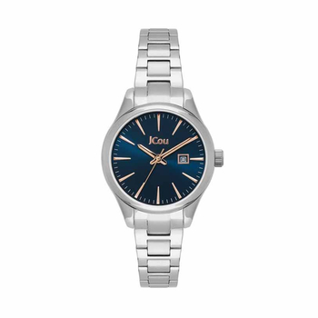 JCOU Aphrodite blue dial steel bracelet JU19051-4