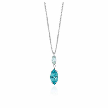 Κολιέ από ασήμι 925 με πέτρες Swarovski