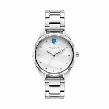VOGUE Cuore Mother-of-pearl Dial Steel Bracelet