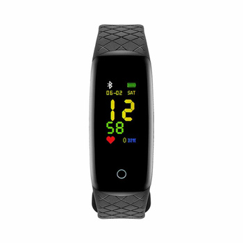 Fitness Tracker CN27 black silicone