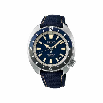 SEIKO Prospex Automatic Diver's 200 Day-Date Blue Dial Blue Strap