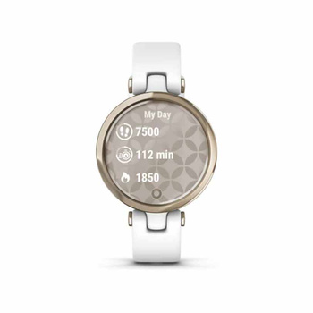 GARMIN Lily Sport Cream Gold & White Silicone