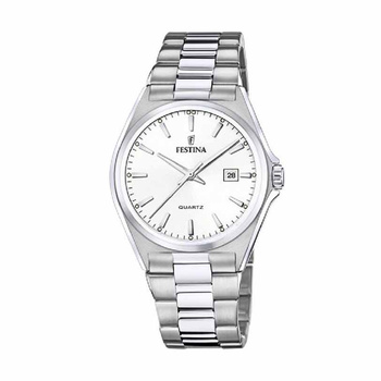 FESTINA silver dial & bracelet