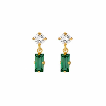 Σκουλαρίκια από ασήμι 925 με πέτρες Swarovski