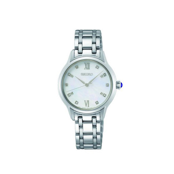 SEIKO Womens Quartz Mother-of-pearl Diamonds Bracelet