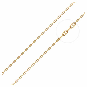 Αλυσίδα λαιμού «Μαρίνα 2» Κ14 χρυσή (45 cm)