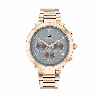 TOMMY HILFIGER Emery grey dial & rose gold bracelet
