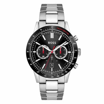 BOSS Black chronograph black dial steel bracelet