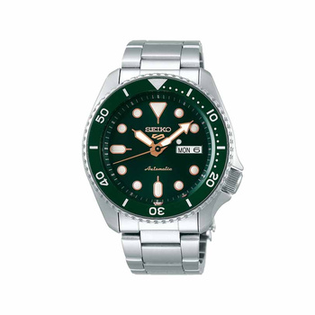 SEIKO 5 Automatic Green Dial Steel Bracelet