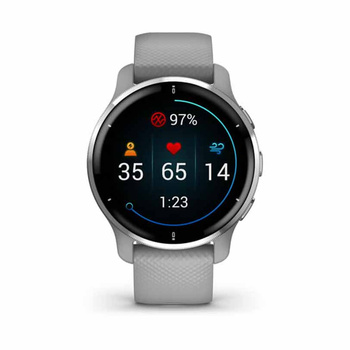 GARMIN Venu 2 Plus Powder Grey with Silver Bezel and Grey Band