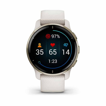 GARMIN Venu 2 Plus Plus Ivory with Gold Bezel with Ivory Band