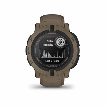 GARMIN Instict 2 Solar Tactical Coyote Tan with Brown Band