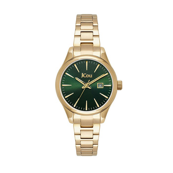 JCOU Aphrodite green dial gold bracelet JU19051-6