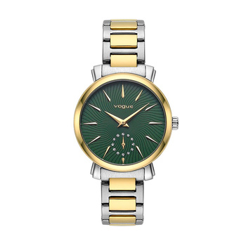 VOGUE Mimosa green dial two tone bracelet