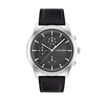 Calvin Klein Timeless grey dial black strap